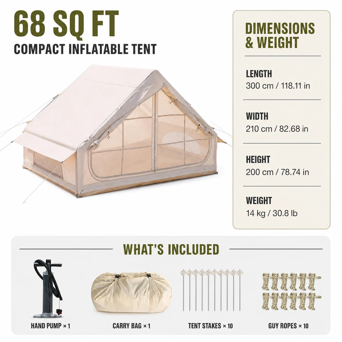 Luxury Inflatable Glamping Tent