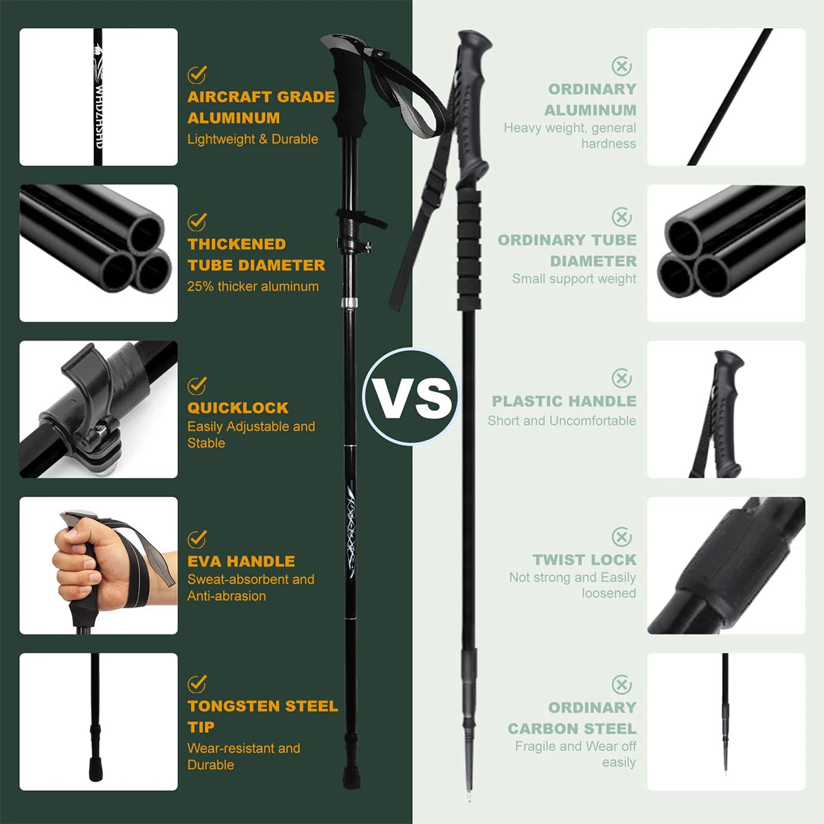 UltraLight Trekking pole