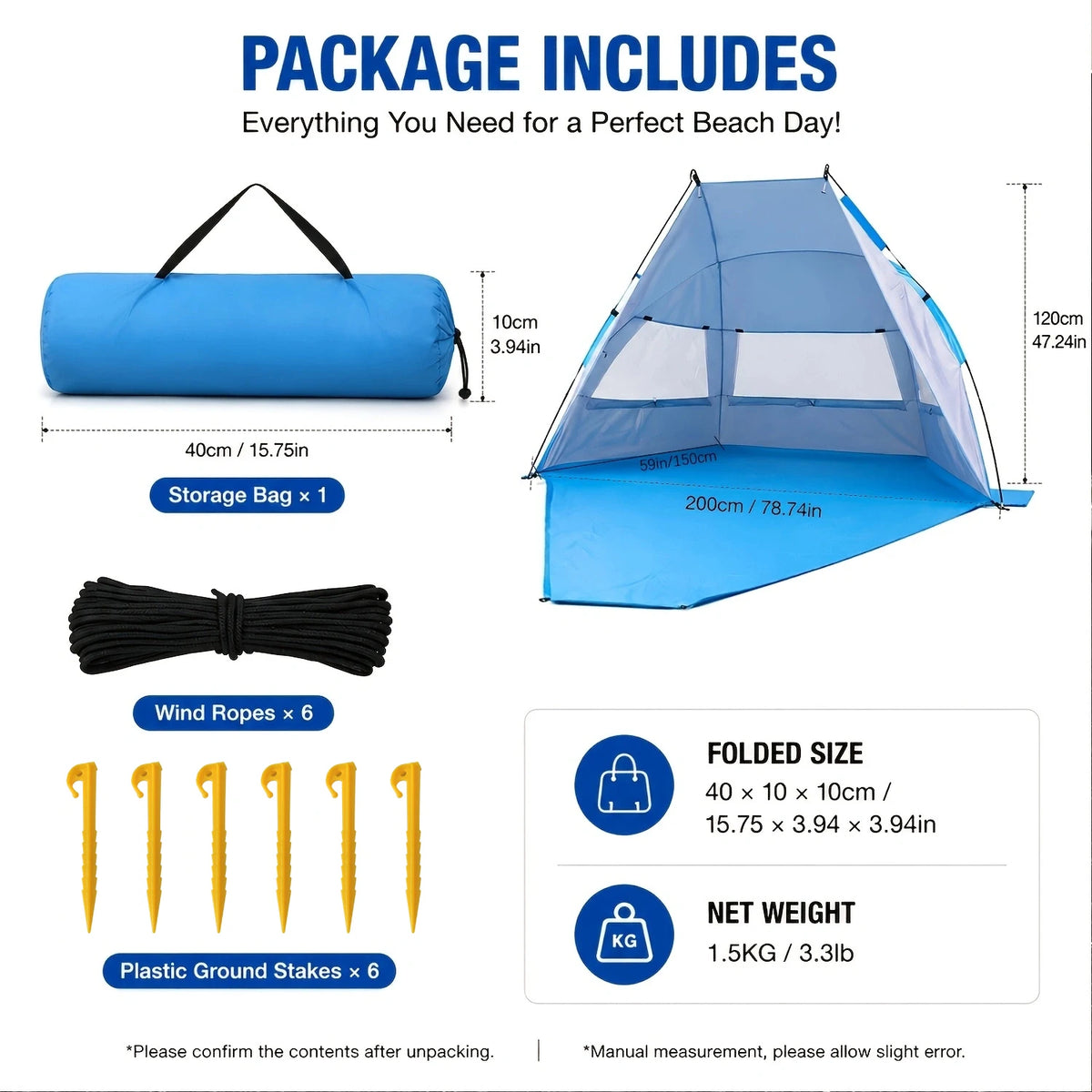 Portable beach Sun Shade