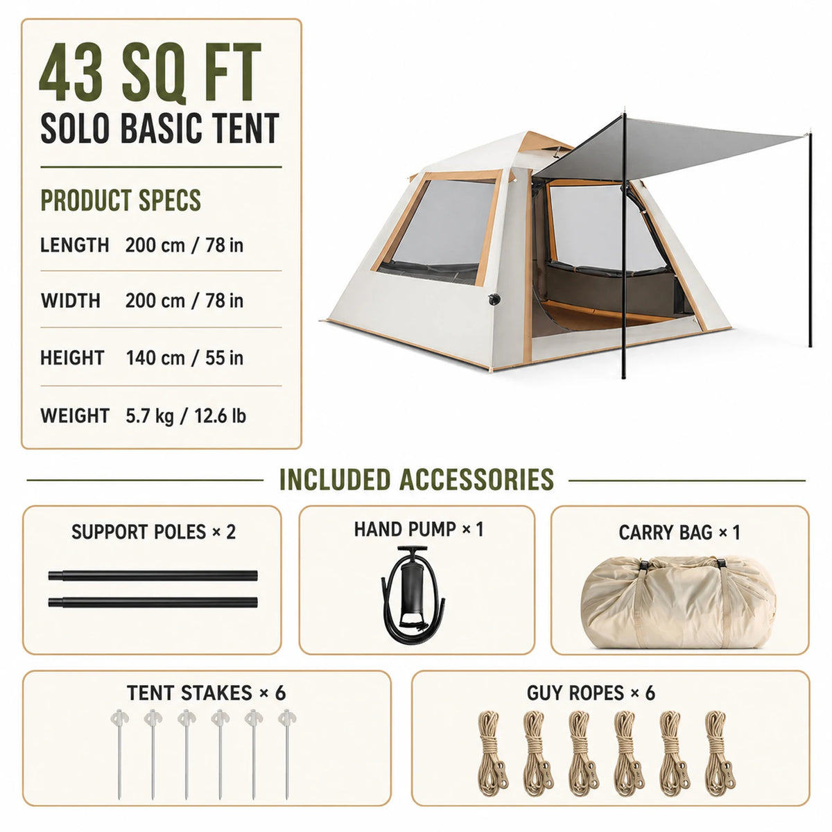 Luxury Inflatable Glamping Tent