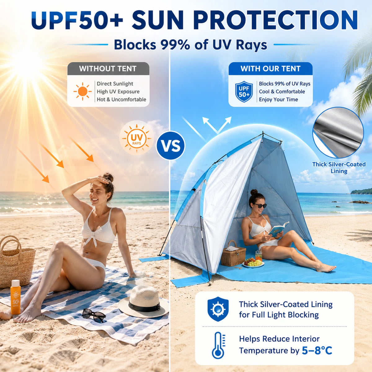 Portable beach Sun Shade
