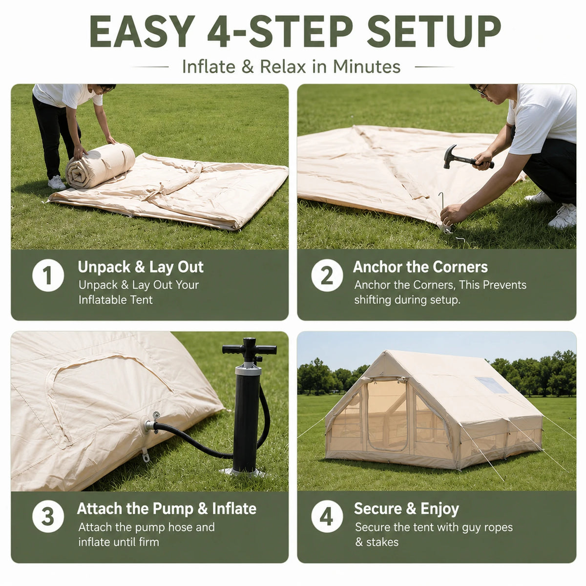Luxury Inflatable Glamping Tent