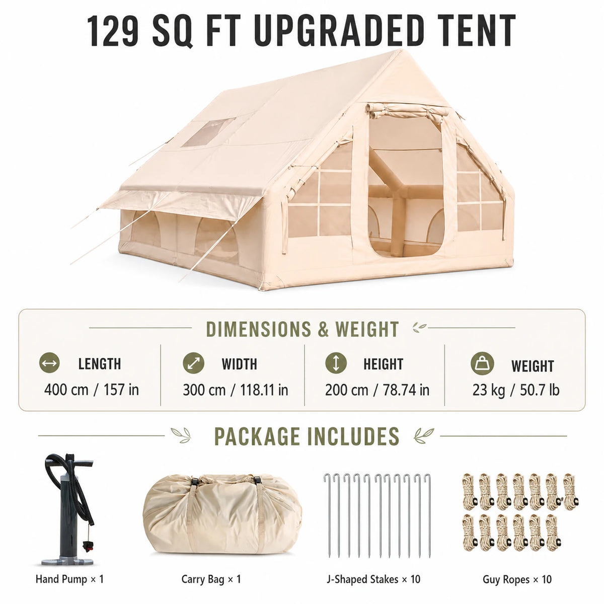 Luxury Inflatable Glamping Tent