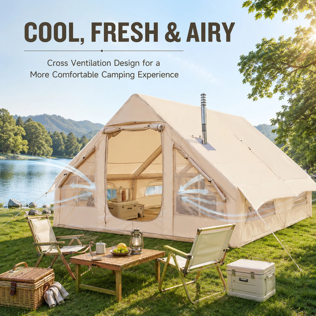 Luxury Inflatable Glamping Tent