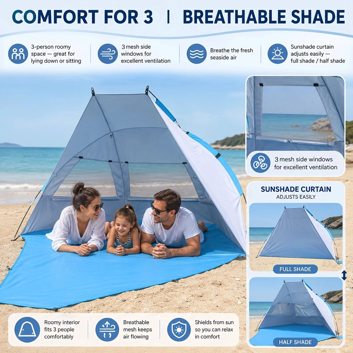 Portable beach Sun Shade