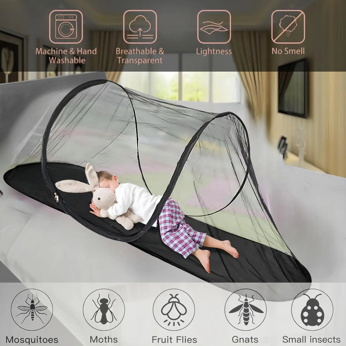 Portable Pop-Up Mosquito Tent