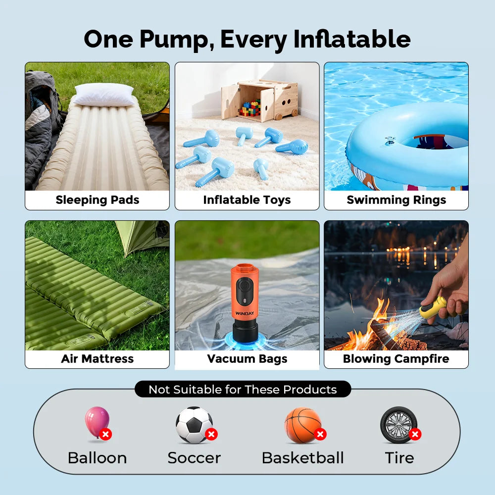 Mini Portable electric Air Pump 180L/Min