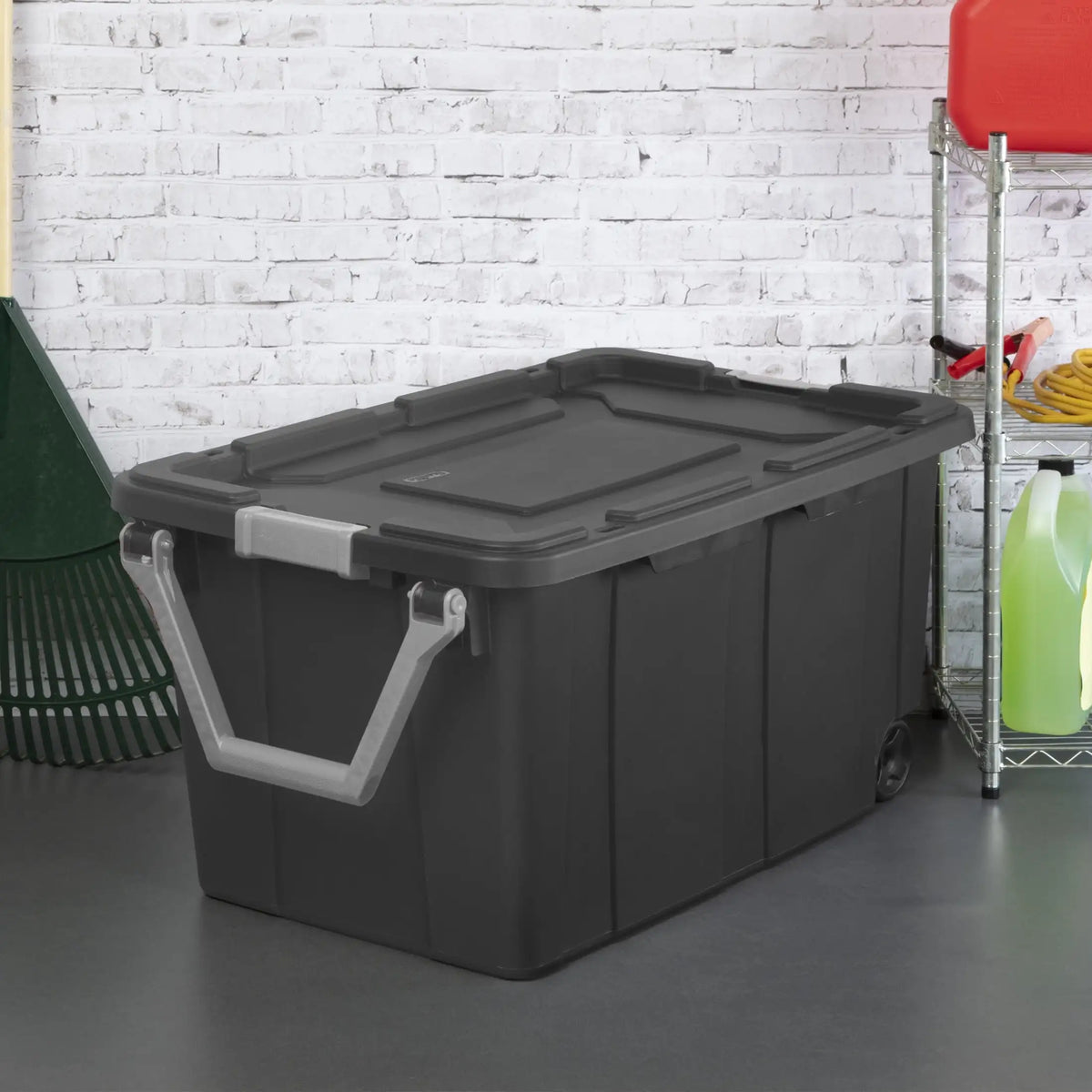 Sterilite Extra Large Storage Bin , 40 Gallon with Wheels , Pack of 2