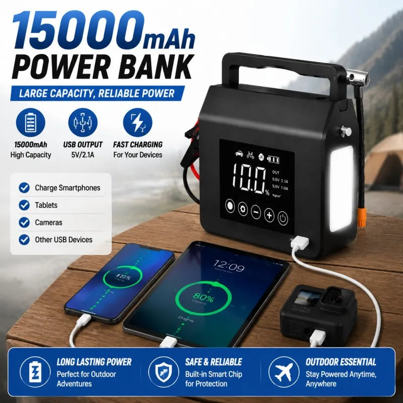 Jump Starter 4000A Portable Car Battery