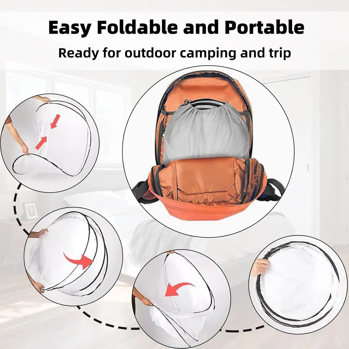 Portable Pop-Up Mosquito Tent