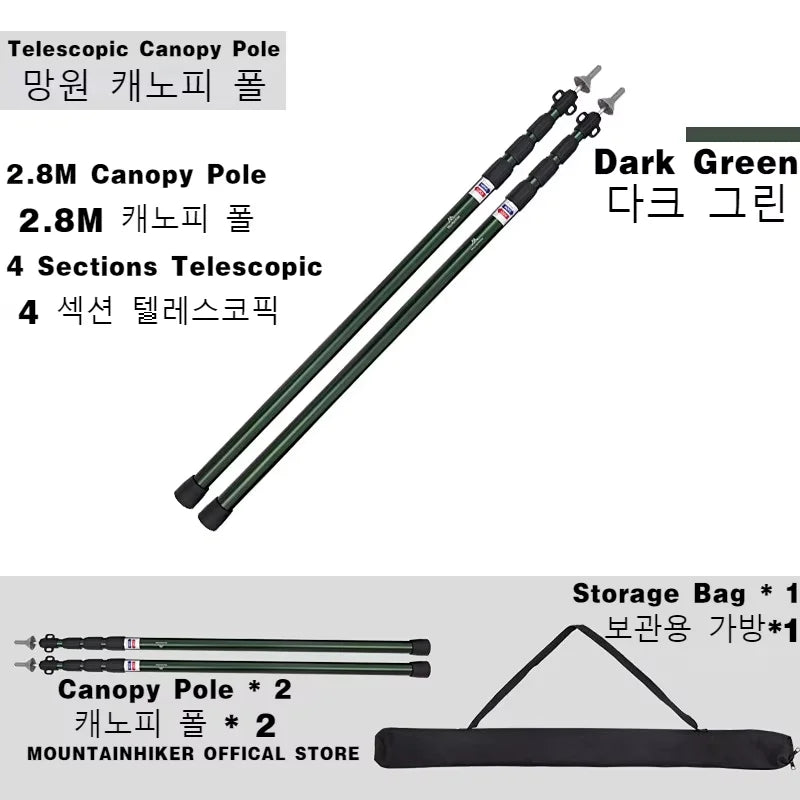 MOUNTAINHIKER Adjustable Tent Support