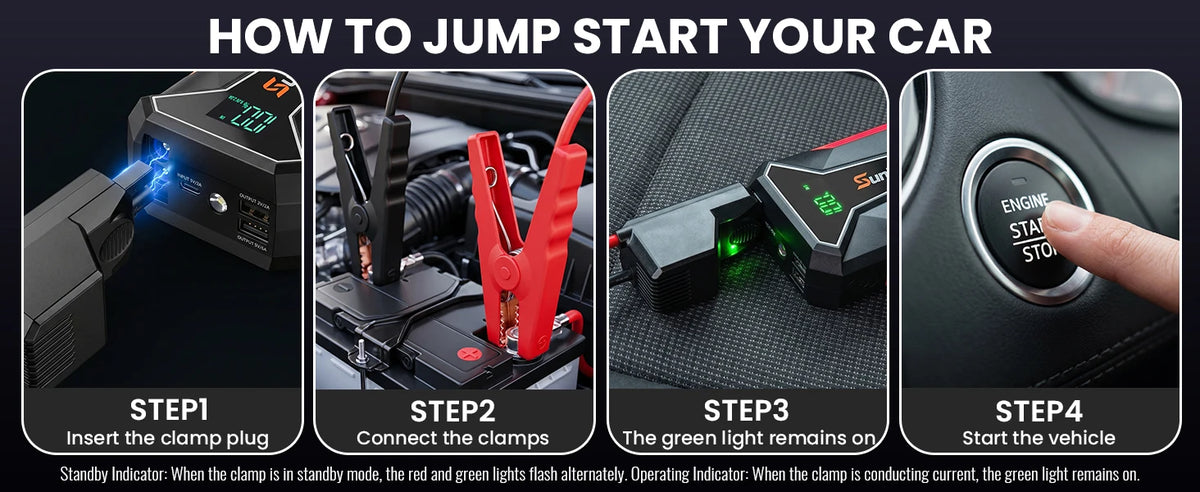 Jump Starter Power Bank (8000mAh)